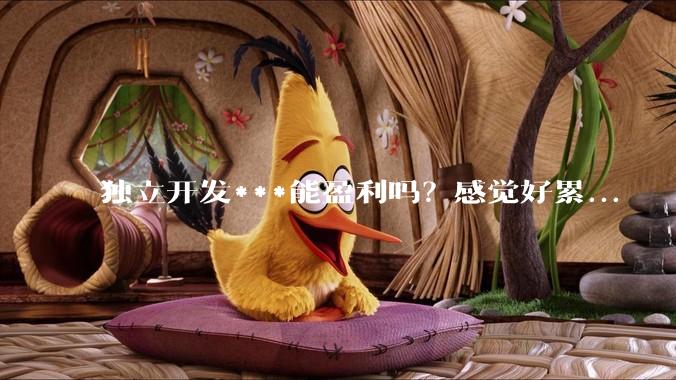 独立开发***能盈利吗？感觉好累...