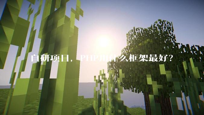 自研项目，PHP用什么框架最好？